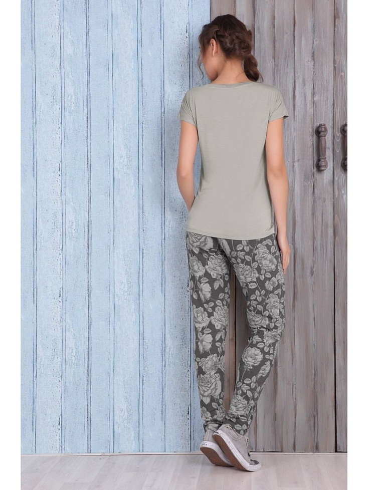 1505 Футболка трикотажная Amber Queen серый