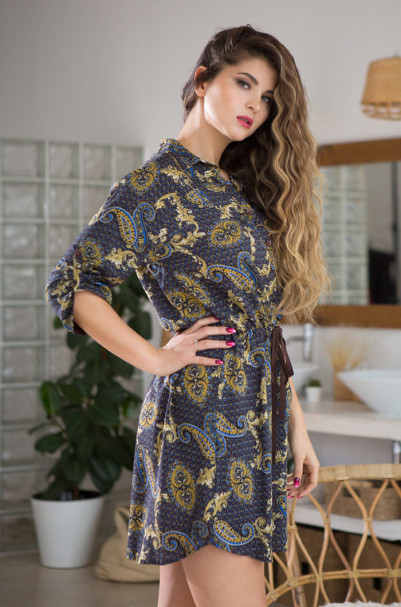 Туника женская короткая из вискозы Mia-Mia "Elania" 16428