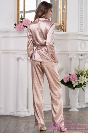 Женская домашняя пижама со штанами Mia-Mella "Clever" 8946 бежевый