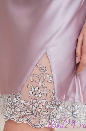 Сорочка женская шелковая Mia-Amore "Rebecca" 5165 розовый Сорочка женская шелковая Mia-Amore "Rebecca" 5165 розовый