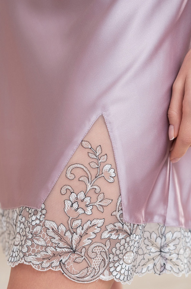 Сорочка женская шелковая Mia-Amore "Rebecca" 5165 розовый