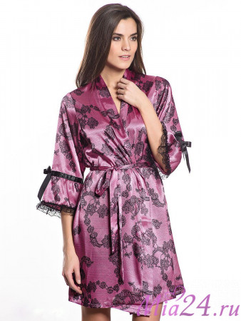 Халат женский Mia-Mia "Francesca" 7673 розовый