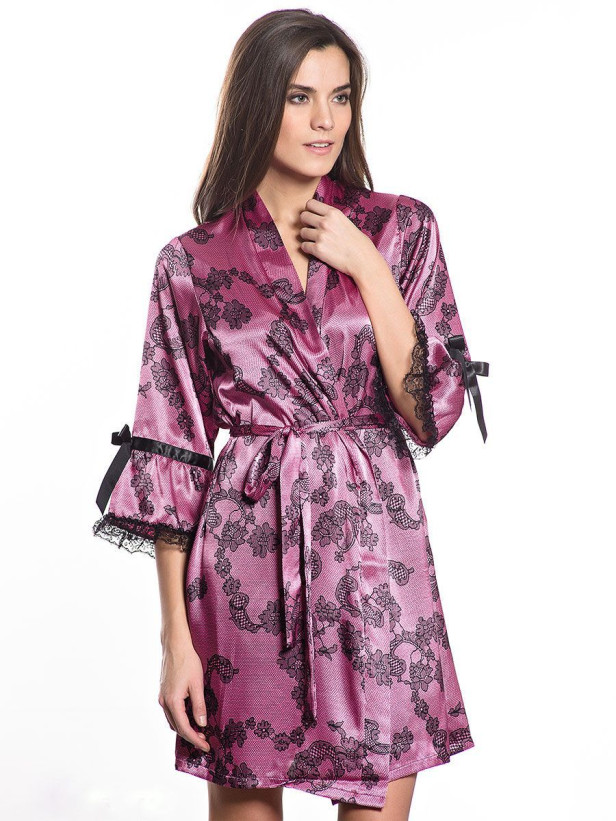 Халат женский Mia-Mia "Francesca" 7673 розовый