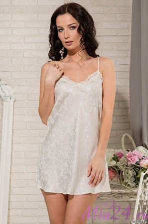 Сорочка шелковая Mia-Amore "Diana" 5831 молочный