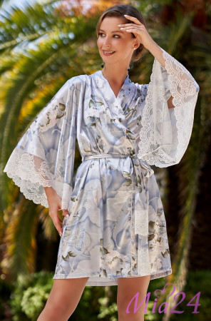 Халат домашний шелковый Mia-Amore "Novella" 3603