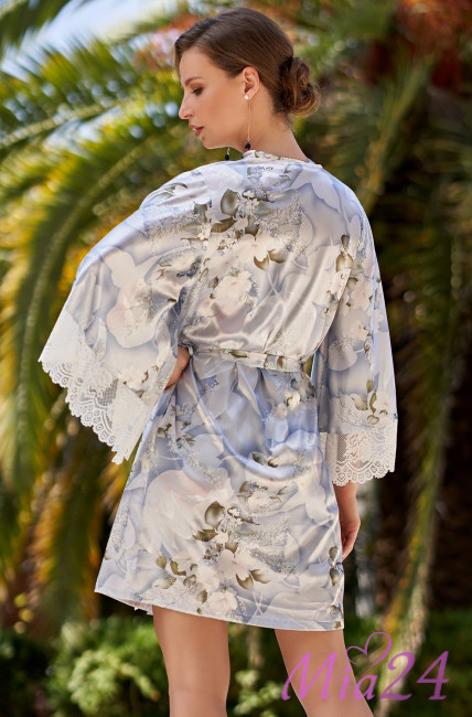 Халат домашний шелковый Mia-Amore "Novella" 3603 Халат домашний шелковый Mia-Amore "Novella" 3603