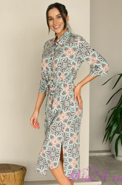 Туника длинная из вискозы Mia-Mia "Simona" 16537