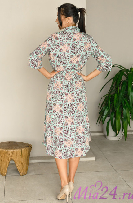 Туника длинная из вискозы Mia-Mia "Simona" 16537