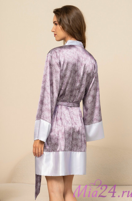 Халат короткий женский из смесового шелка Mia-Amore "Esenia" 4353 Халат короткий женский из смесового шелка Mia-Amore "Esenia" 4353
