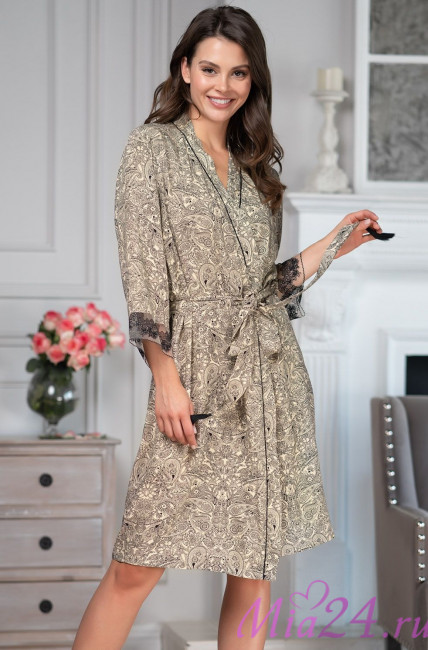 Халат женский из вискозы Mia-Amore "Dominica" 1263 Халат женский из вискозы Mia-Amore "Dominica" 1263