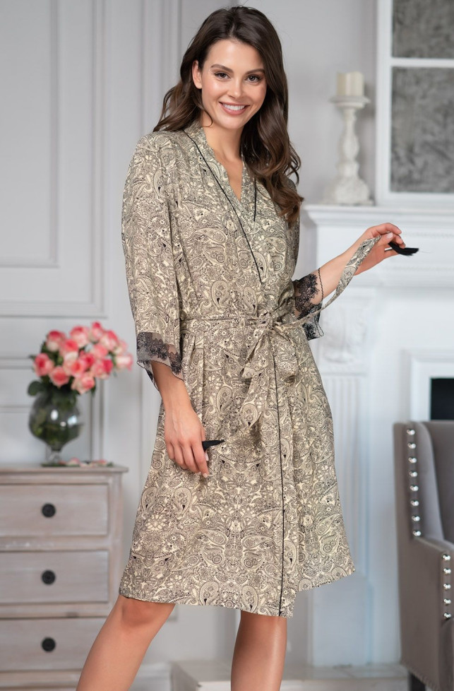 Халат женский из вискозы Mia-Amore "Dominica" 1263