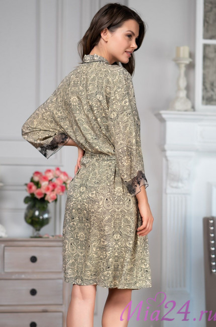 Халат женский из вискозы Mia-Amore "Dominica" 1263 Халат женский из вискозы Mia-Amore "Dominica" 1263