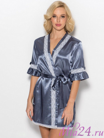 Халат женский Mia-Mia "Classic" 17053 серый