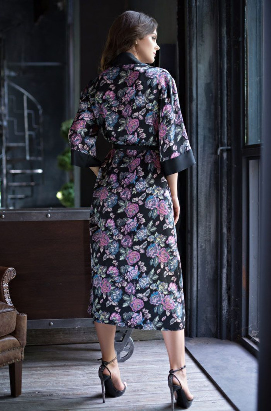 Халат длинный женский Mia-Mia "Sharlotta" 17419