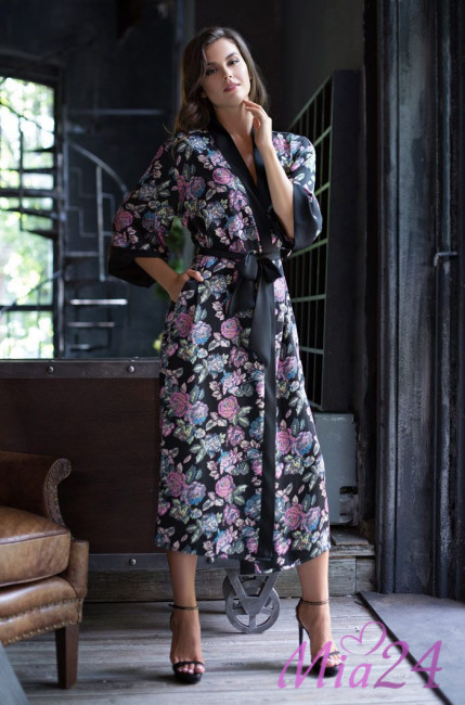 Халат длинный женский Mia-Mia "Sharlotta" 17419