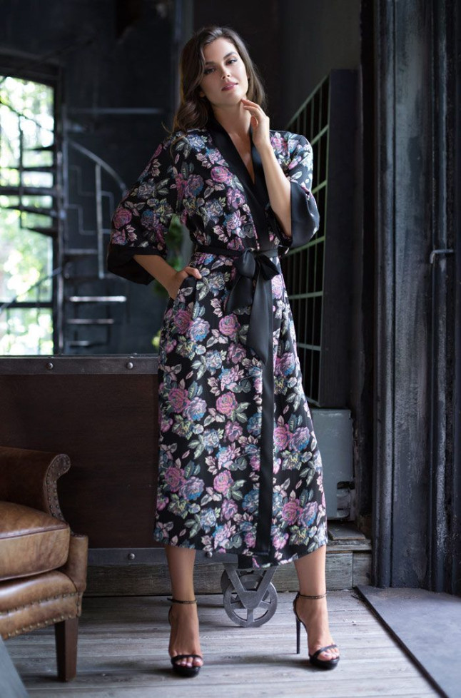 Халат длинный женский Mia-Mia "Sharlotta" 17419