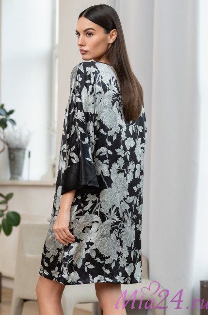 Туника женская шелковая Mia-Amore "Vittoria" 5154 черный Туника женская шелковая Mia-Amore "Vittoria" 5154 черный