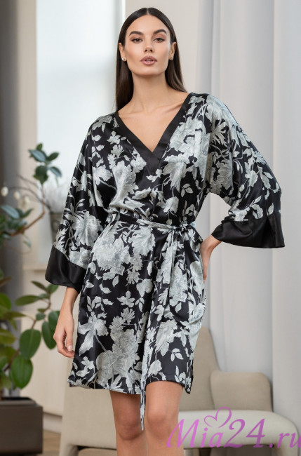 Туника женская шелковая Mia-Amore "Vittoria" 5154 черный Туника женская шелковая Mia-Amore "Vittoria" 5154 черный