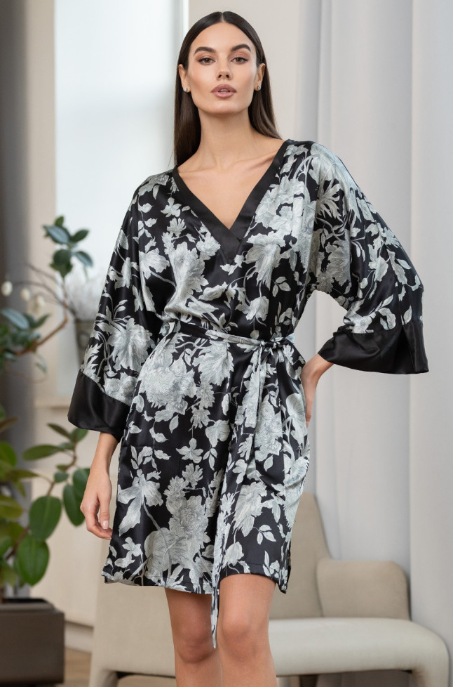 Туника женская шелковая Mia-Amore "Vittoria" 5154 черный