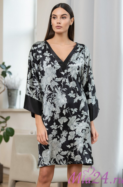 Туника женская шелковая Mia-Amore "Vittoria" 5154 черный Туника женская шелковая Mia-Amore "Vittoria" 5154 черный