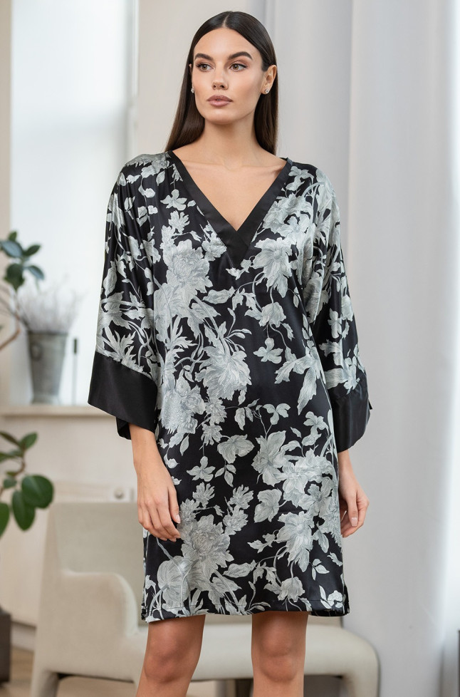 Туника женская шелковая Mia-Amore "Vittoria" 5154 черный