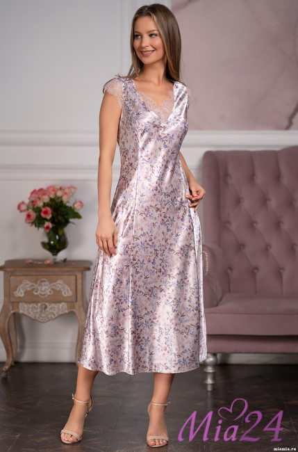 Сорочка длинная шелковая Mia-Amore "Vladlena" 3598