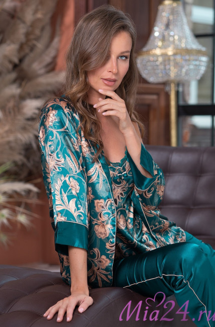 Комплект-тройка домашний женский Mia-Amore "Emerald" 3786 Комплект-тройка домашний женский Mia-Amore "Emerald" 3786