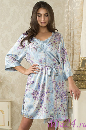 5933 Халат шелковый "Sophia"