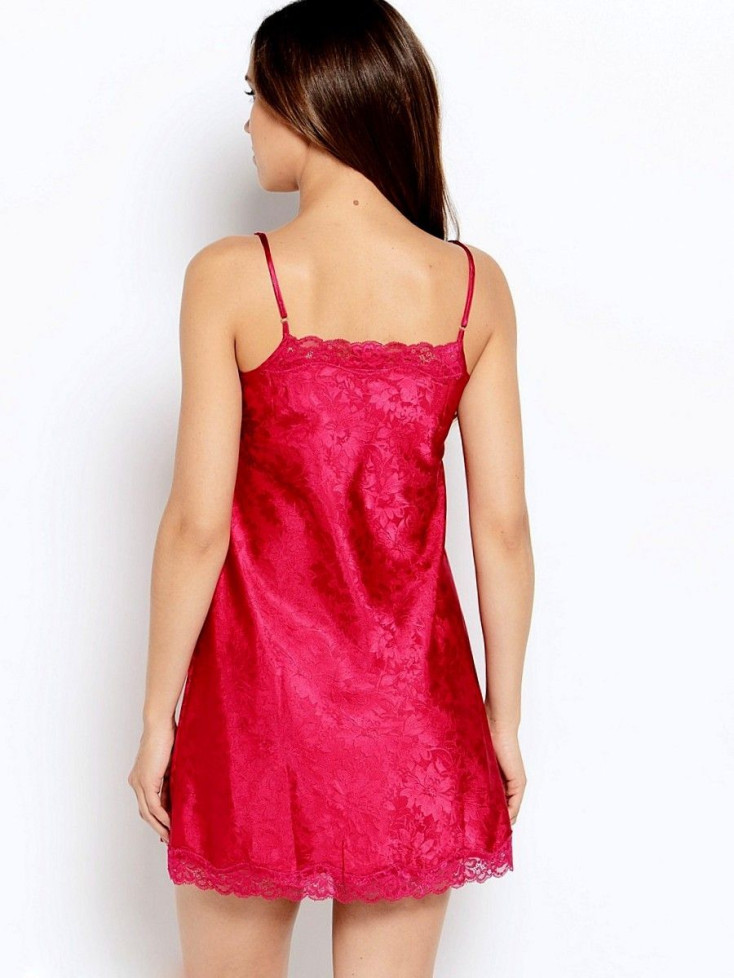 Сорочка женская из жаккарда Mia-Mia "Anabel" 17110 бордовый