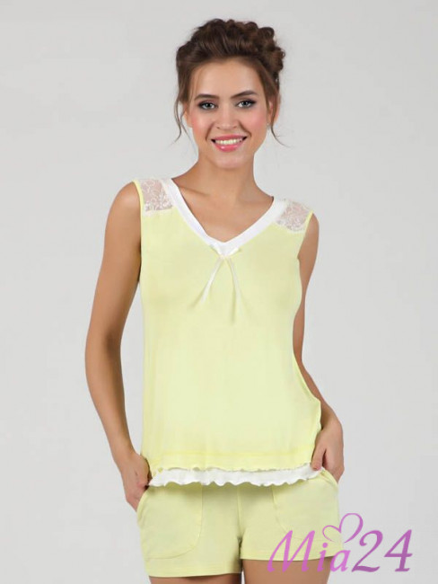 1502 Пижама женская Angelo желтый