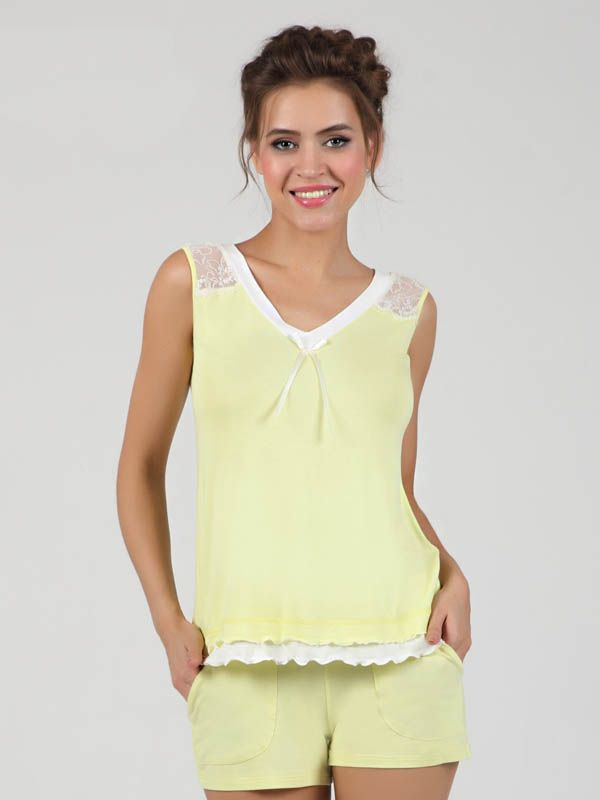 1502 Пижама женская Angelo желтый