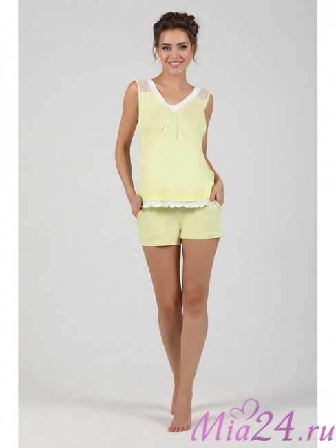 1502 Пижама женская Angelo желтый