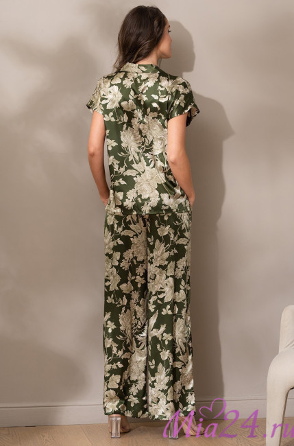 Комплект домашний женский Mia-Amore "Vittoria" 5156 темный хаки