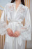 Халат женский длинный шелковый Mia-Amore "Adelina" 4179 белый 