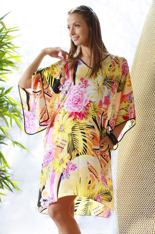 5727 Туника шелковая "Tropicana"