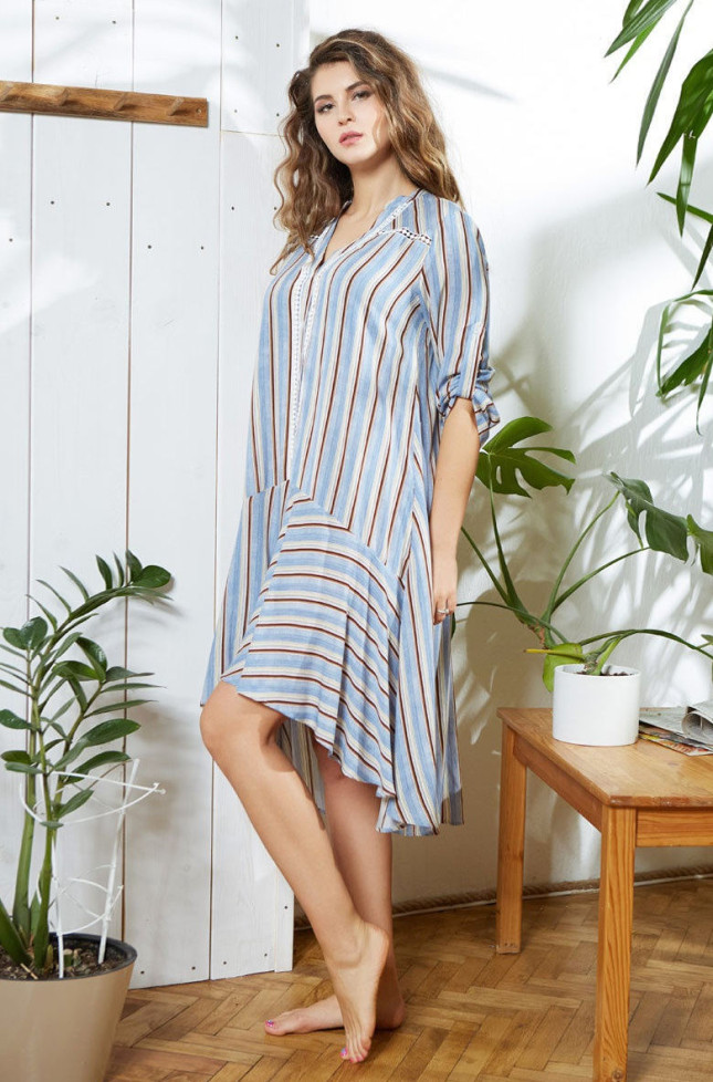 Платье домашнее женское Mia-Mia "Noemi" 16415 голубой