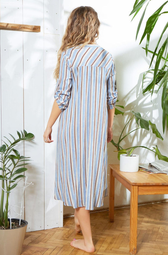 Платье домашнее женское Mia-Mia "Noemi" 16415 голубой