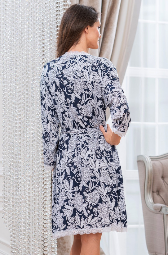 Халат женский из вискозы с бамбуком Mia-Mella "Madlen" 6419 