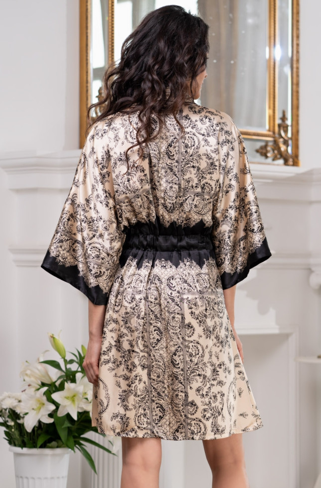 Халат шелковый женский Mia-Amore "Penelopa" 3693