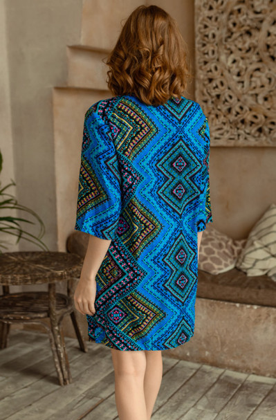 Туника короткая женская Mia-Mia "Jana" 16433 голубой