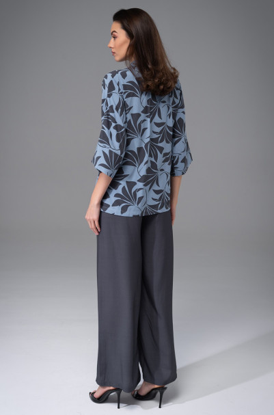 Комплект женский Odrie 5355 'Mia-Amore' - жакет и брюки-палаццо, свободный силуэт, вискоза 
