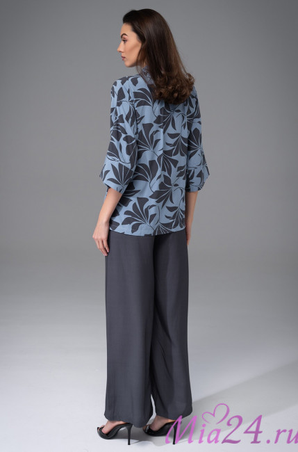 Комплект женский Odrie 5355 'Mia-Amore' - жакет и брюки-палаццо, свободный силуэт, вискоза Комплект женский Odrie 5355 'Mia-Amore' - жакет и брюки-палаццо, свободный силуэт, вискоза