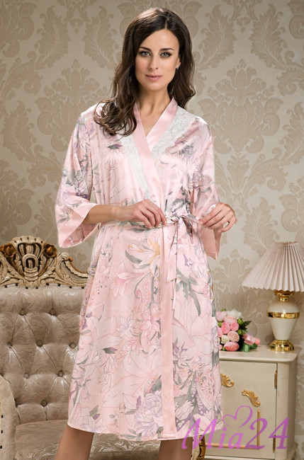 Халат длинный шелковый Mia-Amore "Edem" 5959