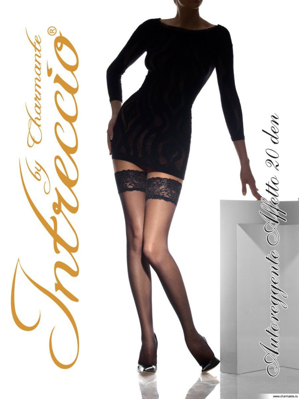 Чулки женские Affetto 20 aut. черный