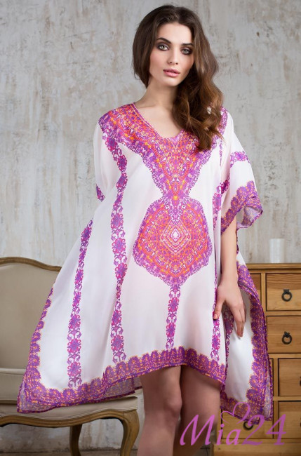 Туника пляжная Mia-Mia "Macedonia" 19040 розовый Туника пляжная Mia-Mia "Macedonia" 19040 розовый
