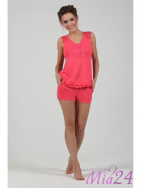 1502 Пижама женская Angelo коралловый