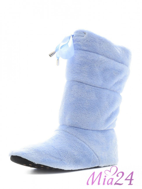 6 Сапожки домашние "Cleo" голубой