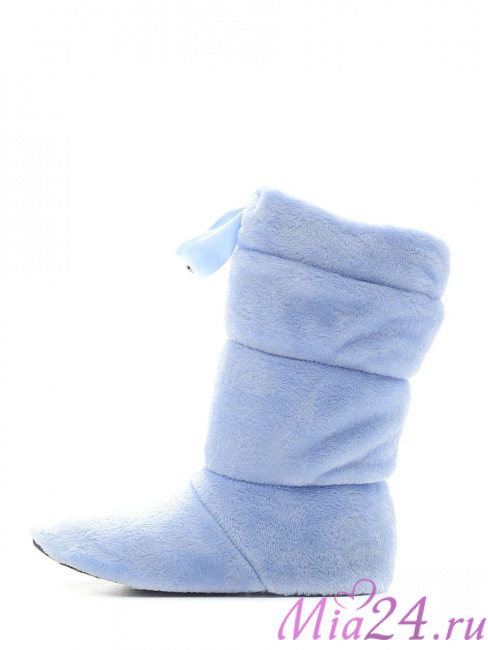 6 Сапожки домашние "Cleo" голубой