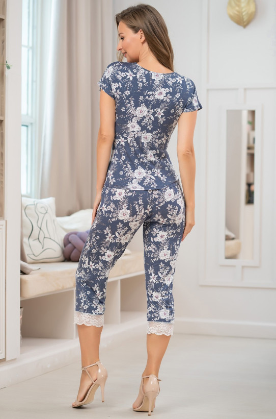 Комплект домашний женский с бриджами Mia-Amore "Chloe" 1764