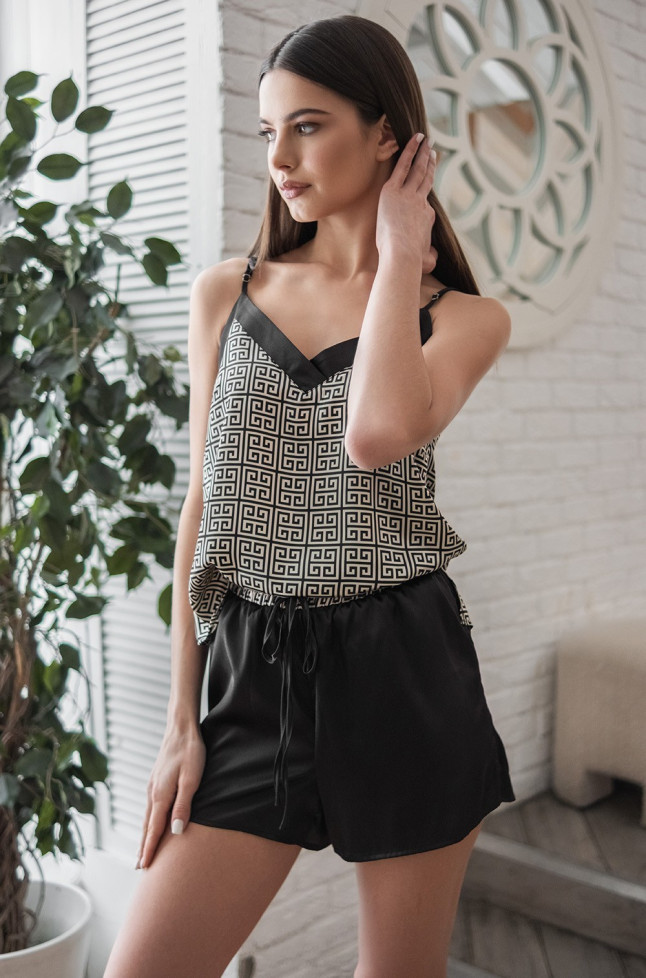 Пижама женская с шортами Mia-Amore "Jadore" 4082